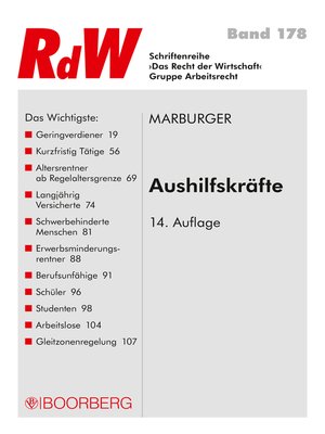 cover image of Aushilfskräfte
